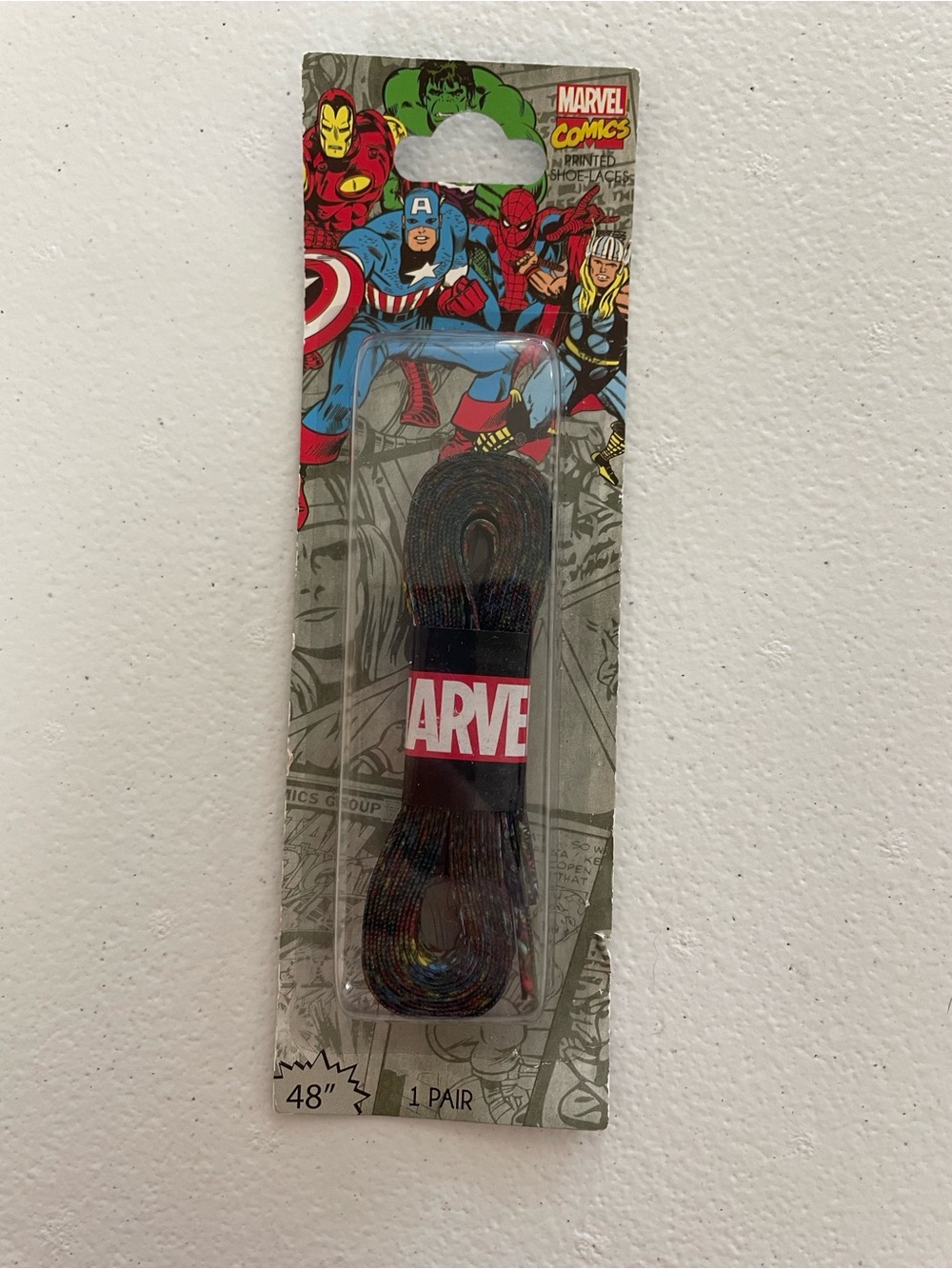 Loot Crate Exclusive Marvel Comics Graphic Print Shoelaces